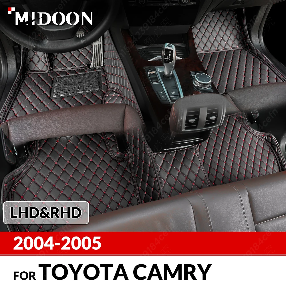 

Автомобильные коврики для Toyota Camry 2004 2005, изготовленные на заказ автомобильные подушечки для ног, автомобильный ковер, аксессуары для интерьера