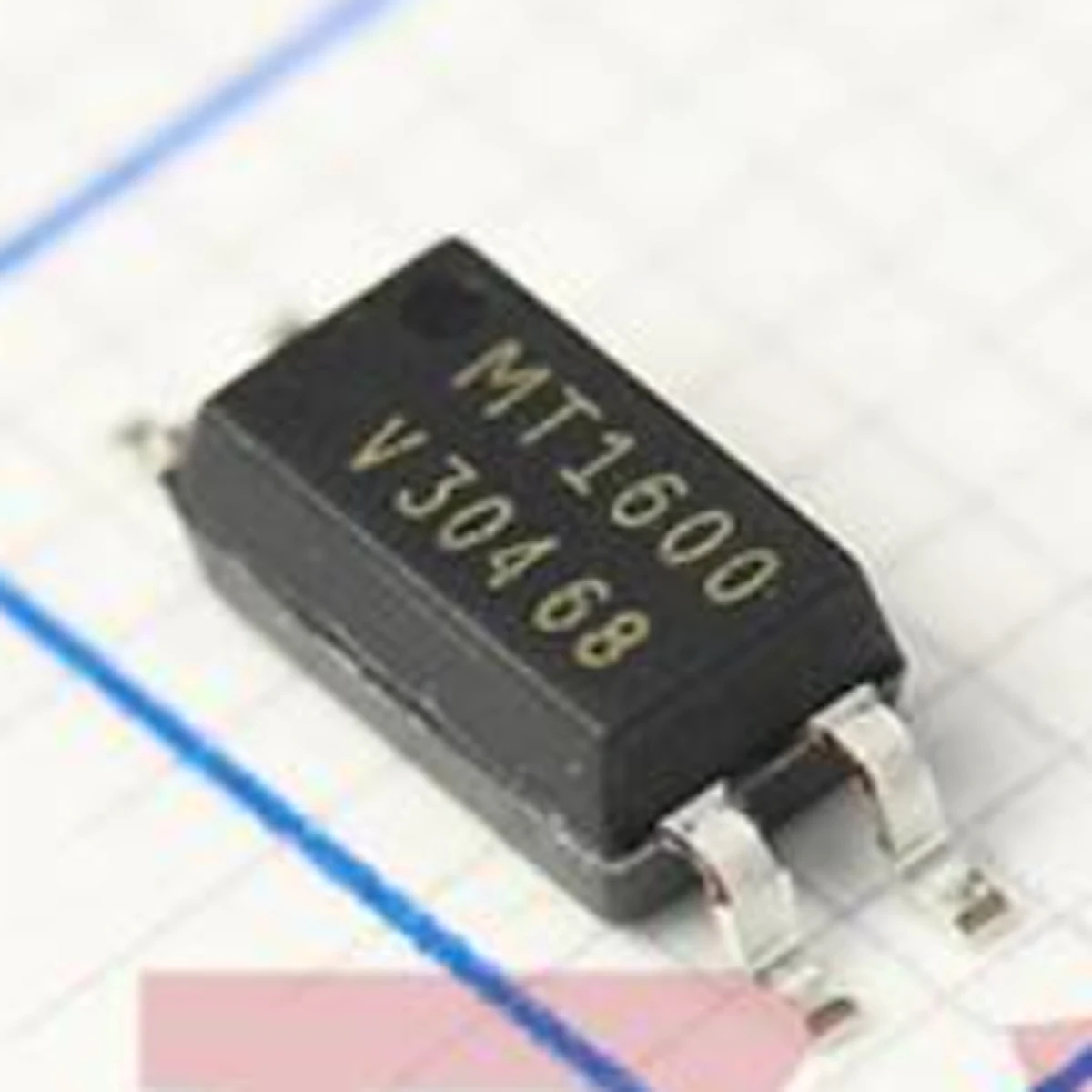 MT1600 TCMT1600 Original Transistor Output Optocoupler AC, DC Phototriode 50mA 1.35V SOP-4-1.27mm OPTOISO 3.75KV 1CH TRANS 4-SOP