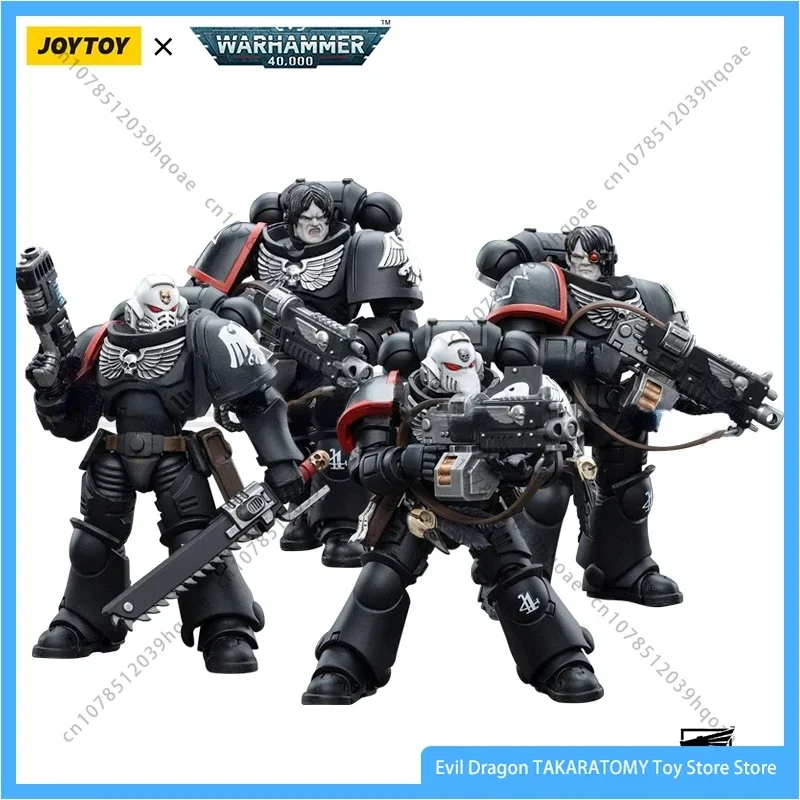 In Stock JOYTOY 1/18 Action Figure (4 Pieces/Set) 40K Raven Guard Intercessor Anime Military Figure