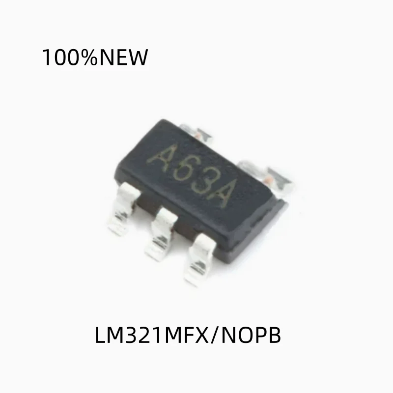 (10Pcs) 100% New Lm321Mfx/Nopb A63A Sot-23-5 Low Power Single Channel Operational Amplifier Chip