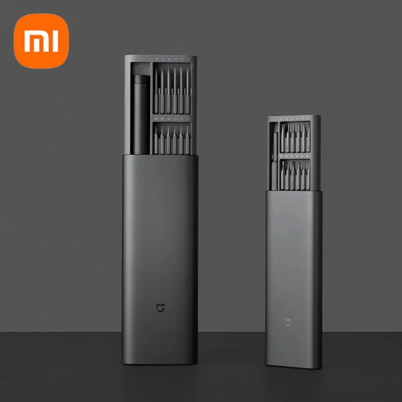 

New Xiaomi Mijia Electric Precision Screwdriver Kit 24 S2 Steel Bits All-Metal Gearbox With Type-C Charging Port DIY Tools Kit