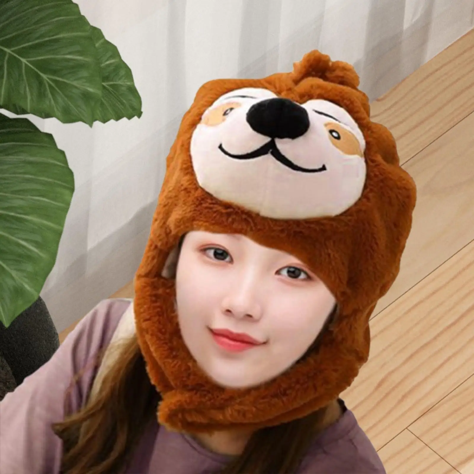 Uroczy kapelusz zwierzątko, kreskówkowy, uroczy kostium cosplay na przyjęcie urodzinowe, przebranie na święta.