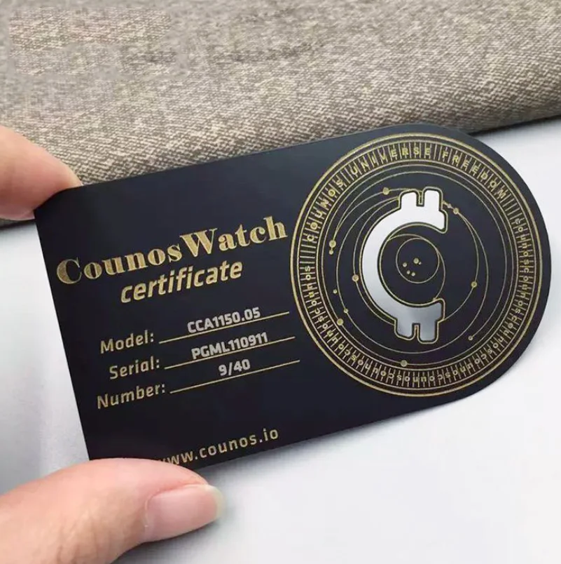 

100PCS Customized 2025 New Design Metal Membership Stainless Steel Card Luxury Business Metal Business Card