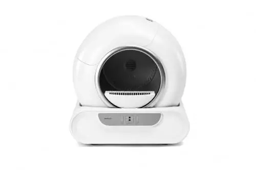 Auralis Haven Self-Cleaning Cat Litter Box, 65L Automatic Litter Box for Multi-Cat Homes, Low-Entry Design
