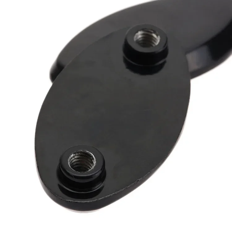 Motorcycle Mirrors Block Off Base Plate Engraved Mirror Base Plate For Kawasaki ZX-636/ZX-6R/ZX-6RR 2005-2008 ZX-10R 2004-2007 5