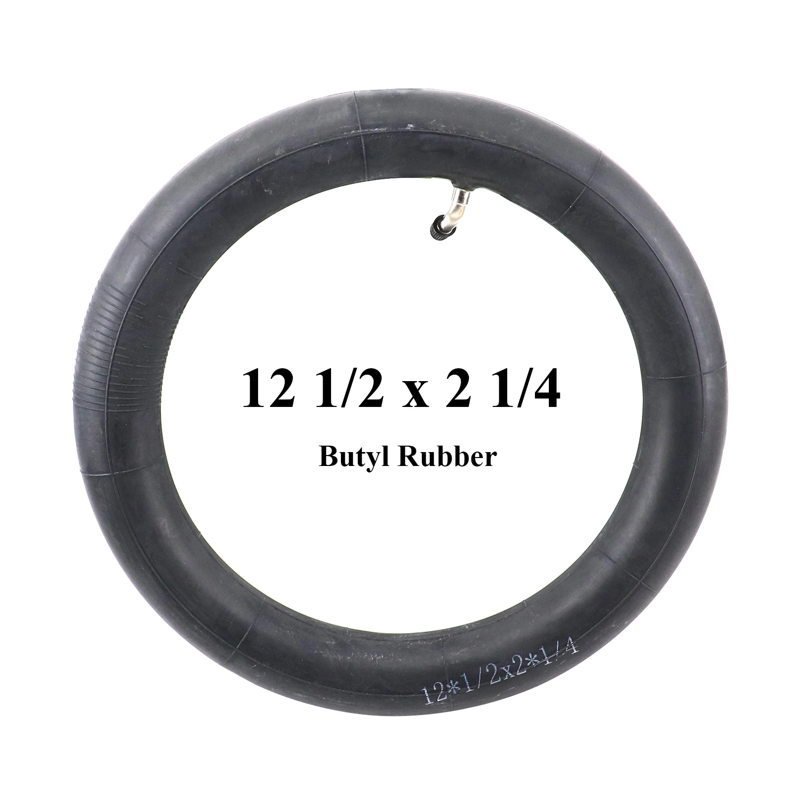 12.5 Inch 12 1/2 X 2 1/4 Inner Tube 12 1/2*2 1/4 Inner Camera With 90 Degree Bent Valve for Many Gas Electric Scooter And E-Bike