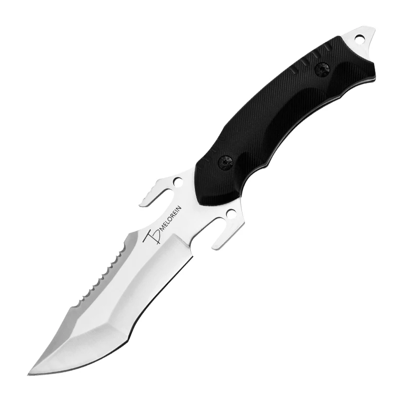 Straight knife Outdoor knife Portable pocket knife survival knife hunting tactics high hardness survival knife