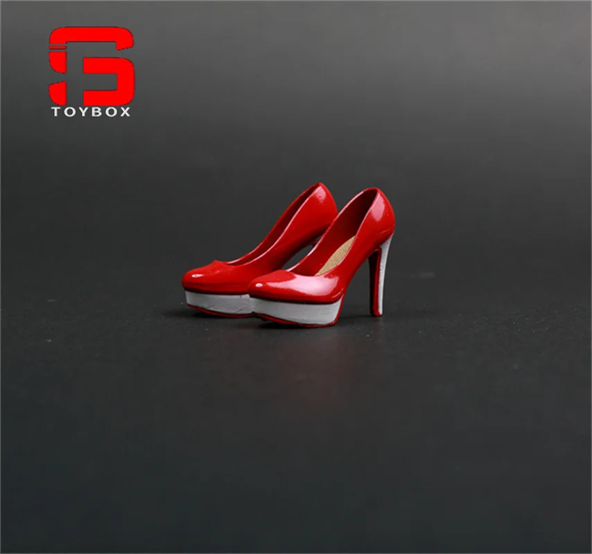 Fashion Girl High Heel Shoes for 1/6 Female Women Simulation Stiletto Court Shoes Model for 12\