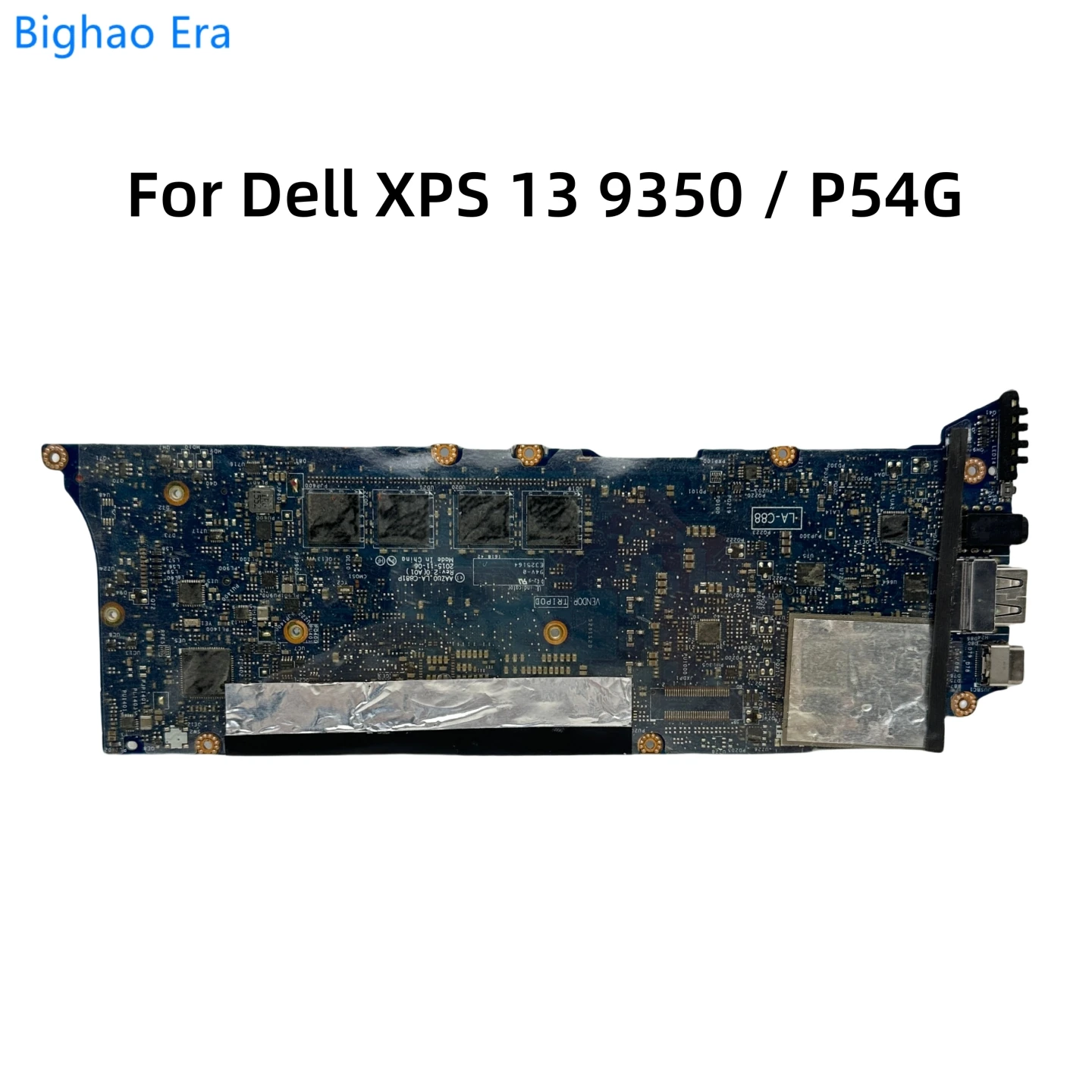 AAZ80 LA-C881P For Dell P54G XPS 13 9350 Laptop Motherboard With i3-6100U i5-6200U i7-6560U CPU 4G/8G/16GB RAM CN-076F9T 059W74