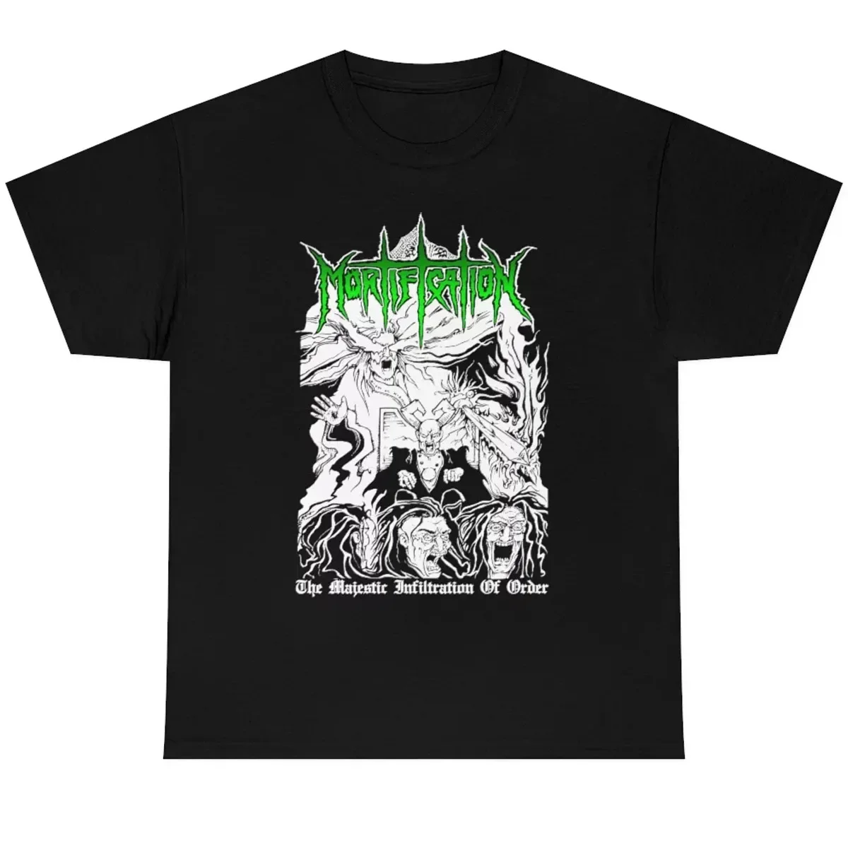 Mortification The Majestic Infiltration of Order T- Shirt Black S to 5XL PM1913 long sleeves