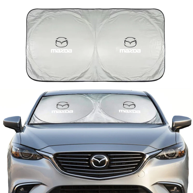 Car Windshield Sun Shade Visor UV Protection Shield For Mazda 2 3 6 5 Atenza CX3 CX5 MX5 CX7 Axela CX30 CX90 CX60 CX50 MX30 CX9