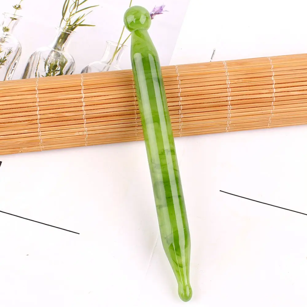 Resin Facial Acupoint Massage Stick Gua Sha Tool For Skin Care Lifting Face Muscle Relaxation Beauty Care Device