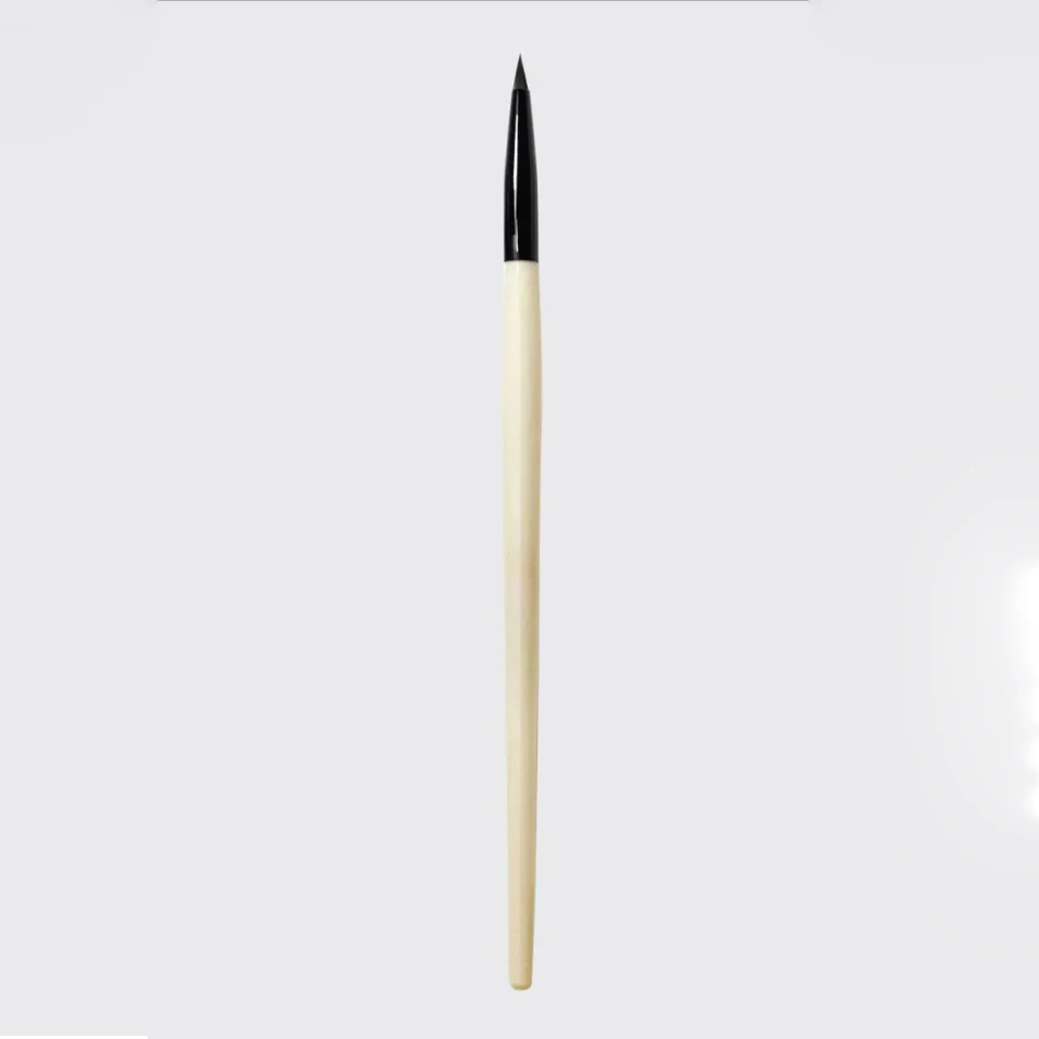 Ultra Precise Eye Liner Brush Detailed Gel Liner Makeup Brush with Lightweight Wooden Handle