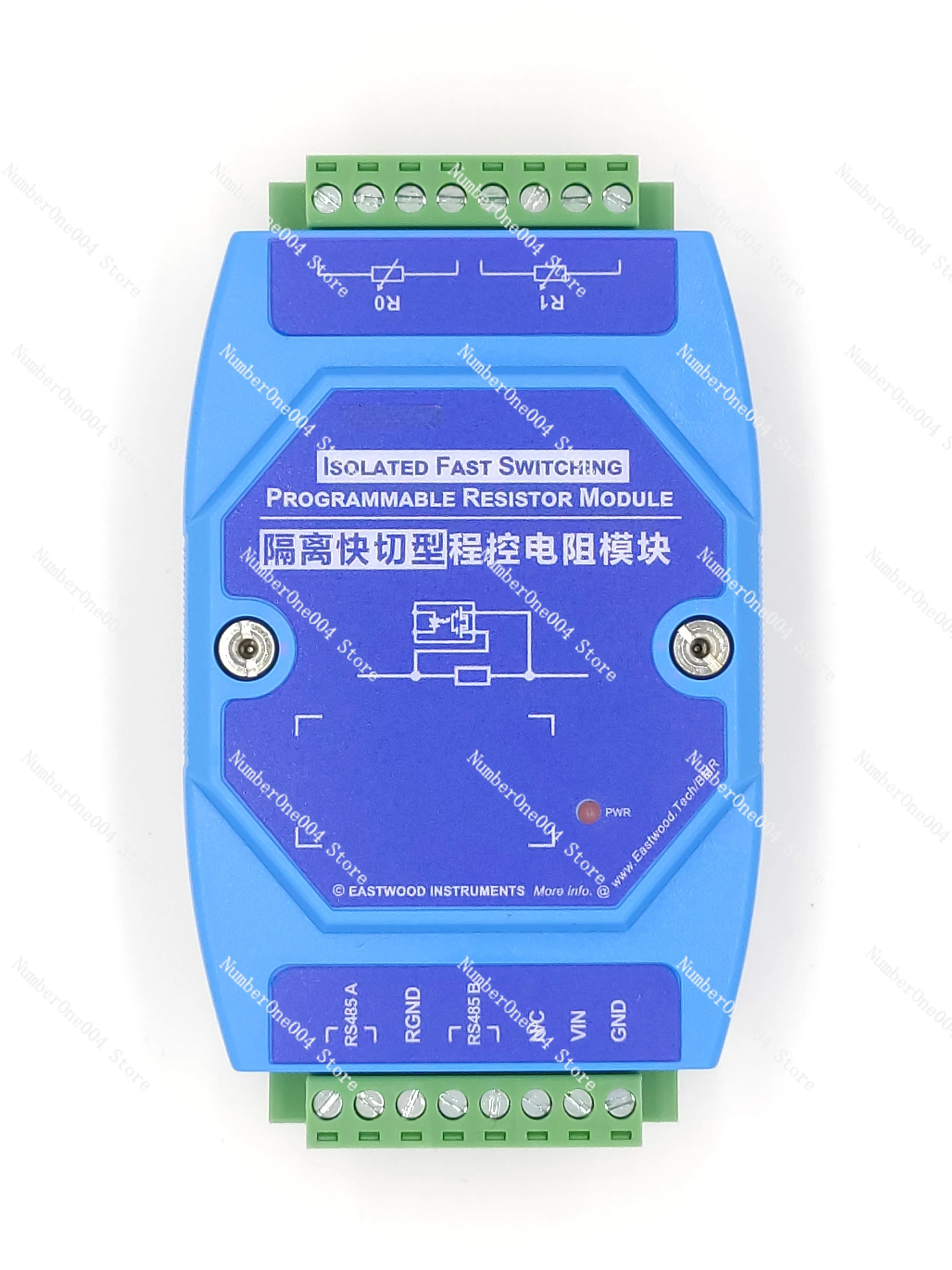 Series Multi-Channel Programmable Resistance Module RS485 Communication Optocoupler Switch Isolation Fast Switching