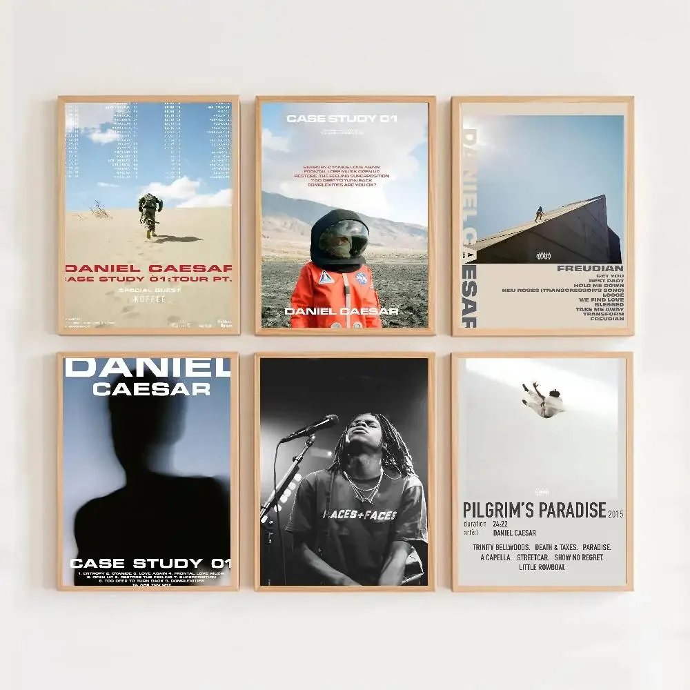 POP- Singer Daniel Caesar Album HD Print Canvas Poster, Manga Artwork Wall Painting, Bedroom Dorm Decor, Aesthetic Wall Art Gift