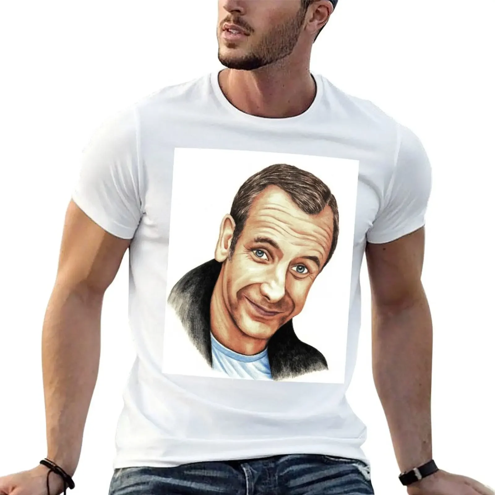 Robson Green T-Shirt blue archive oversized graphic tee sweat shirts, men