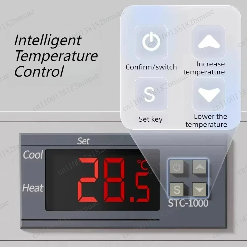 Reptile Feeding Box PVC Smart Temperature Control Lizard Terrarium Waterproof Thermostatic Incubator Reptile Pet Habitat House