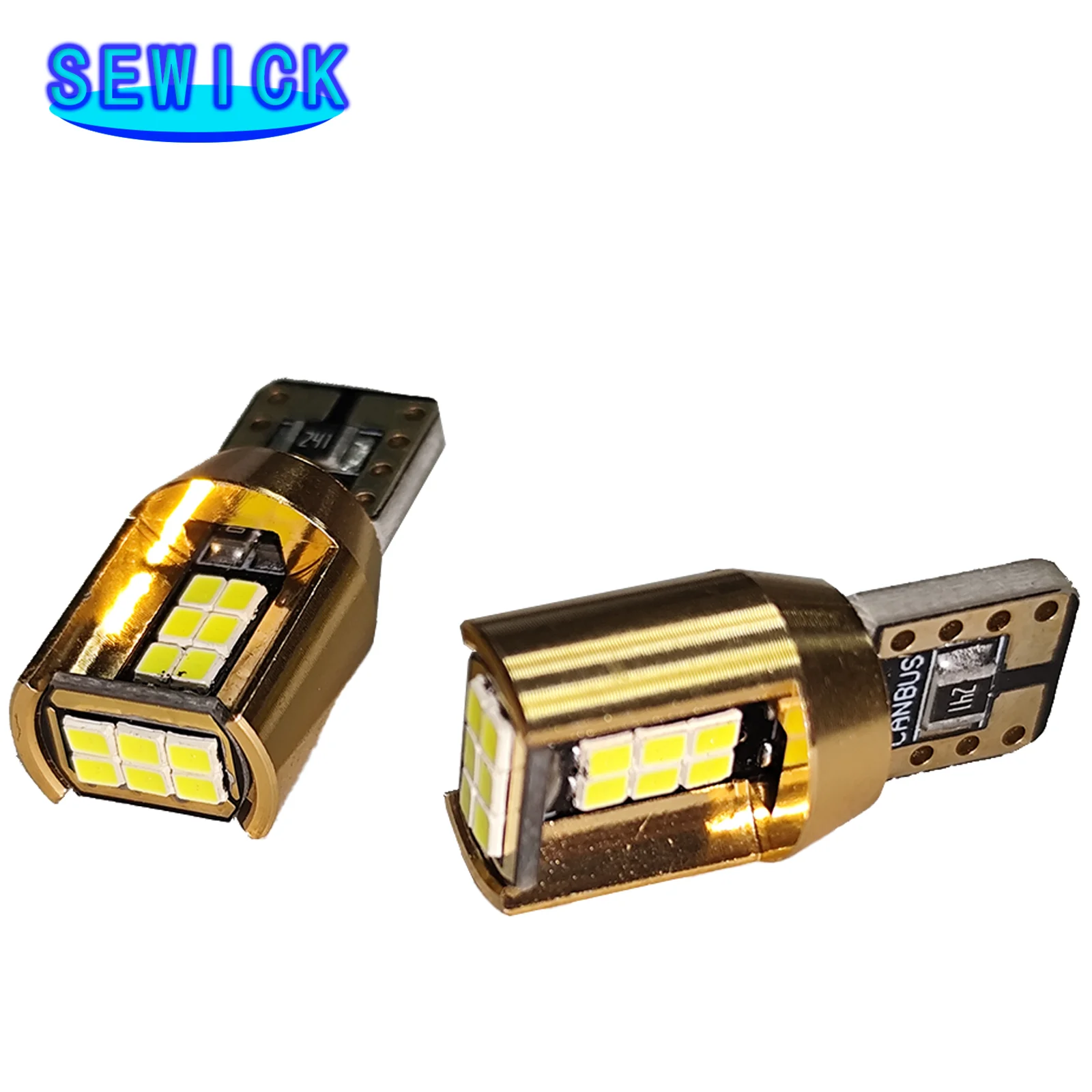 100 Uds nuevo T10 W5W Super brillante 2016 LED 18SMD luces de estacionamiento de coche WY5W bombillas de cuña automática Canbus lámparas de techo de lectura Interior