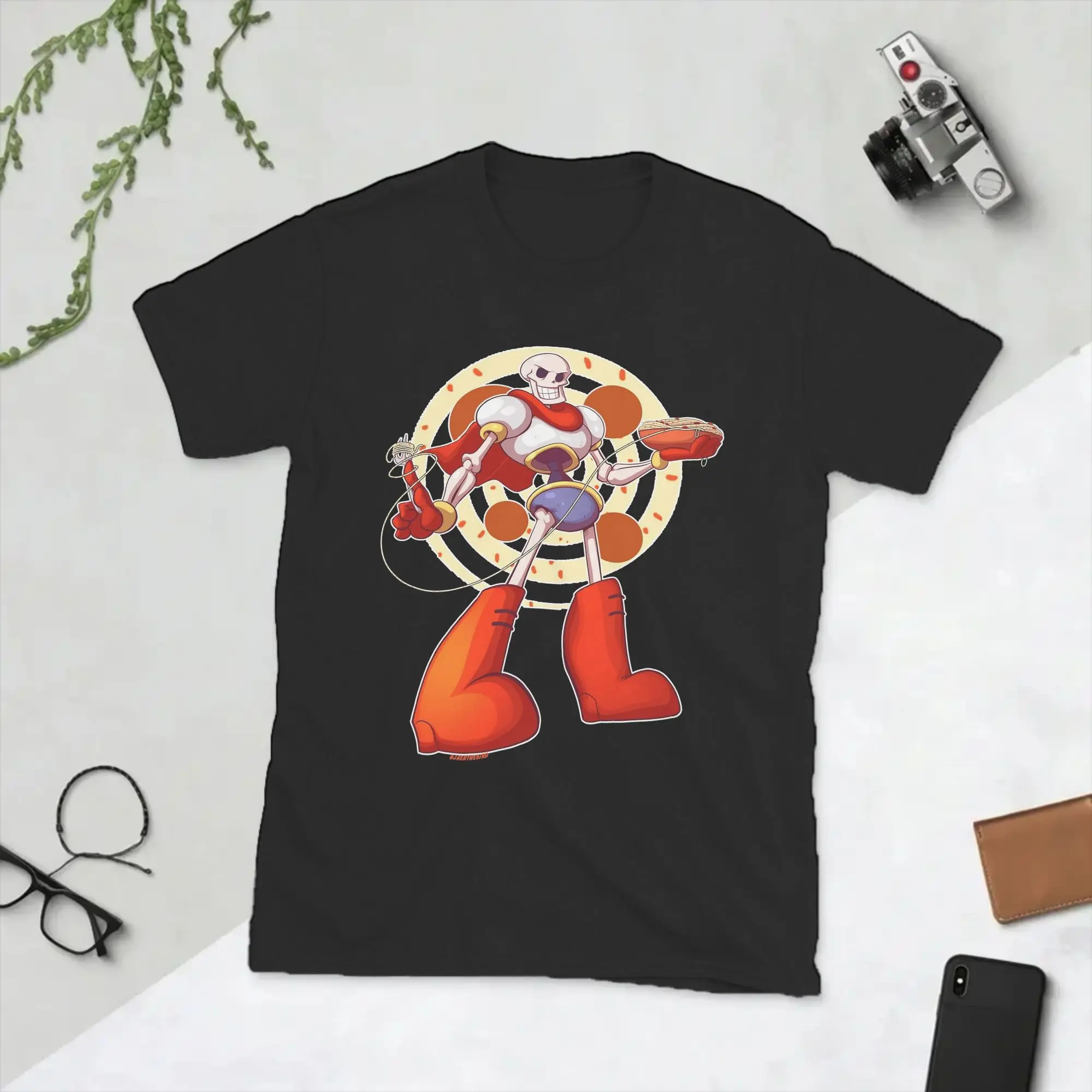 Game Undertales Papyrus Men T Shirts  Funny Tees Short Sleeve O Neck T-Shirts Cotton Classic Clothing