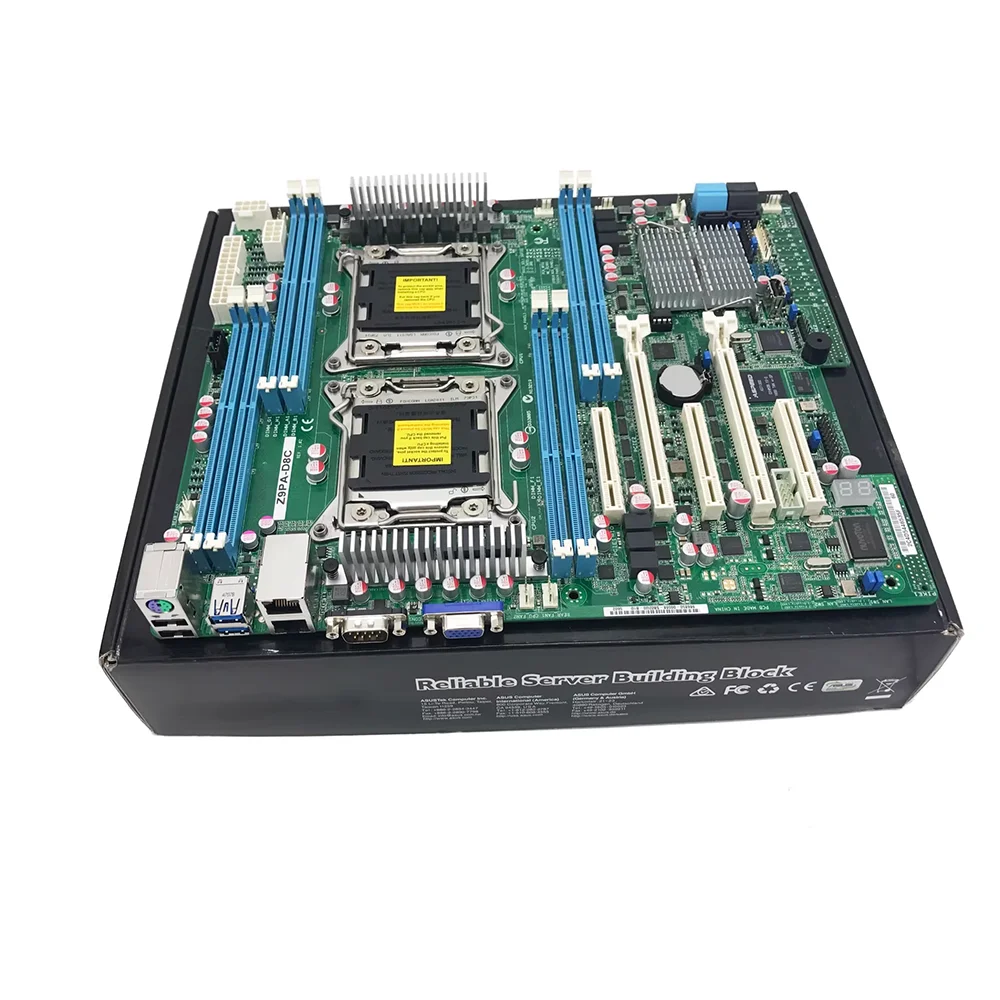 Server Motherboard Supports 2600V1/V2 Full Series CPUs DDR3 * 8 X79 LGA2011 Z9PA-D8C