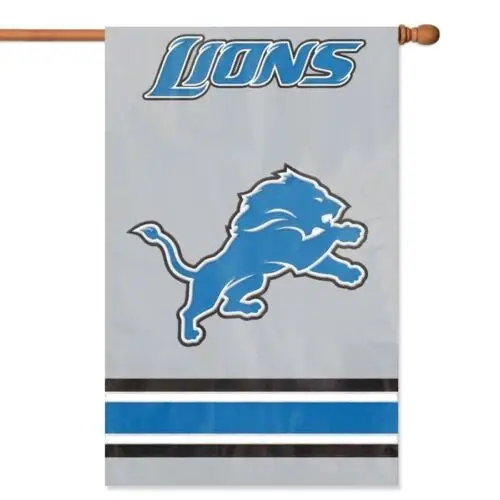 Detroit Lions Banner/House Flag Applique 44