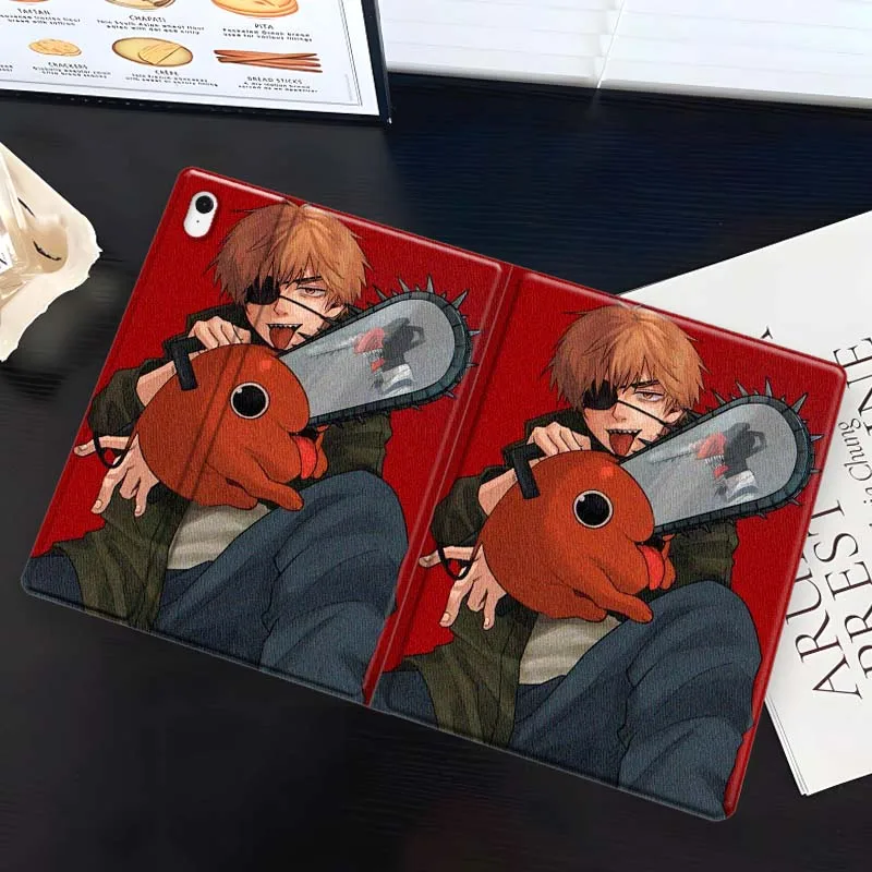 أنيمي C-منشار رجل بارد لسامسونج غالاكسي تبويب S11 S10 S9 S8 S7 S6 A11 A9 A8 A7 10.5 10.4 لايت FE زائد بوصة اللوحي