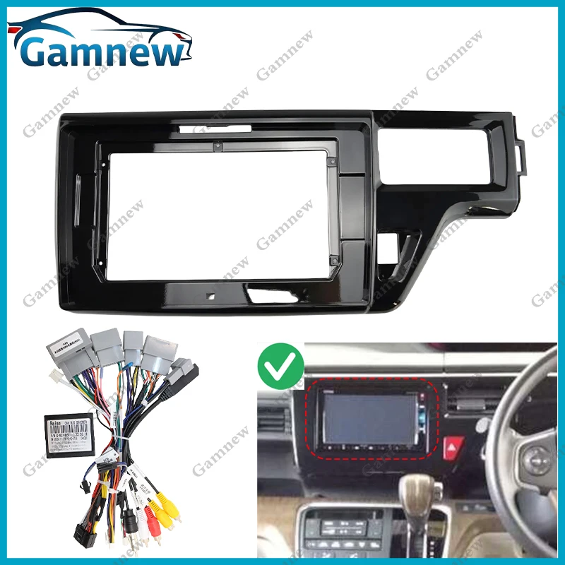 10.1 Inch Car Frame Fascia Adapter Android Radio Dash Fitting Panel Kit For Honda Stepwgn Stepwagon Spada 2015-2022