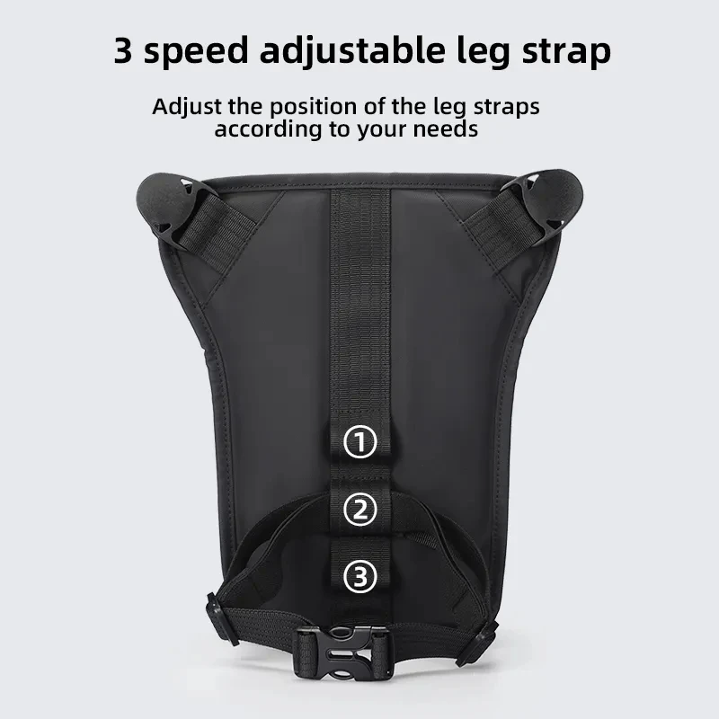 Mark Ryden Leg Bag Waterproof Motorcycle Gloves Luggage Ride Bag Outdoor Casual Waist Bag Fanny Pack Bag Moto Bike Hip Belt Bag