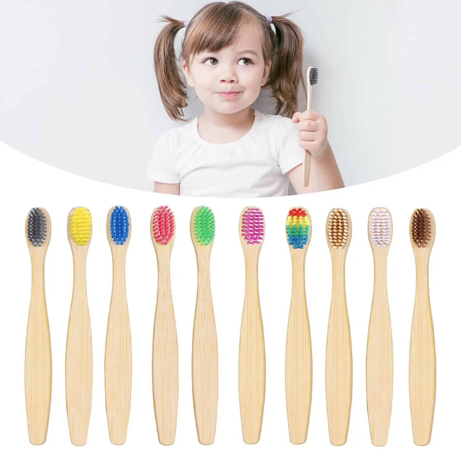 100pcs-children's-colorful-natural-bamboo-toothbrush-soft-bristle-charcoal-teeth-whitening-soft-dental-oral-care