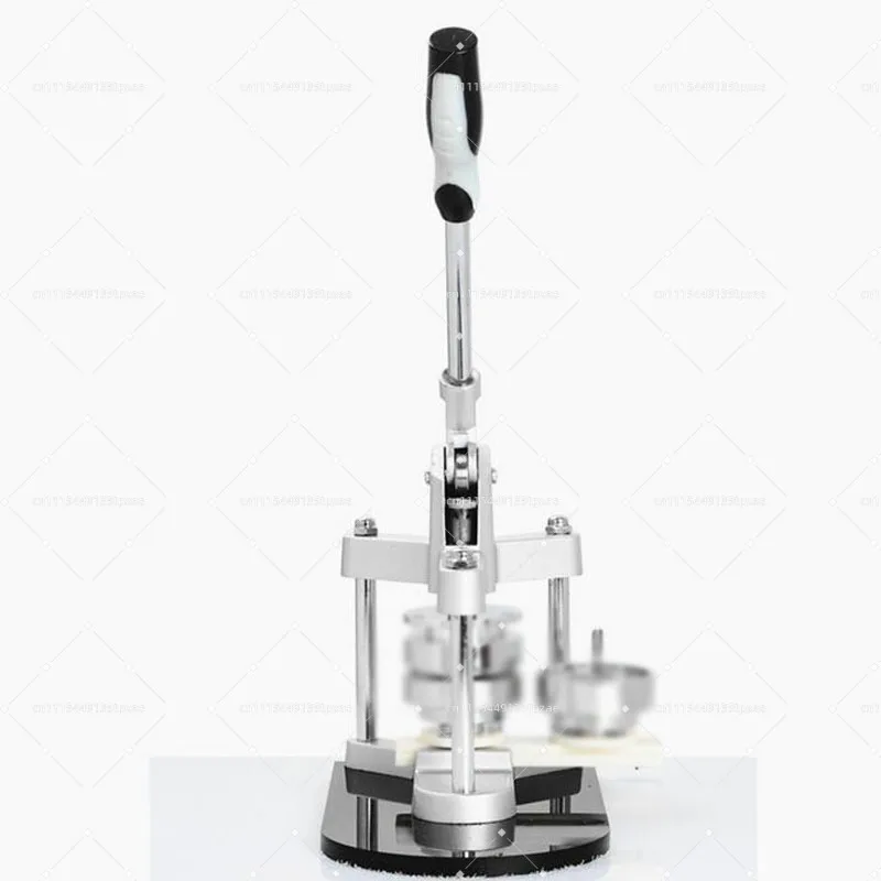 Manual Aluminum Badge Press Machine DIY Button Maker Support 25mm 32mm 44mm 58mm 75mm Die Molds