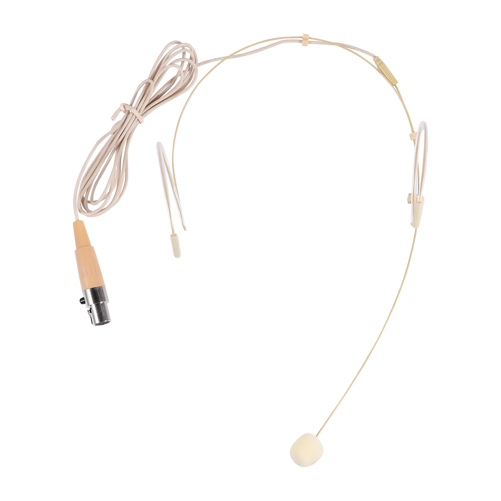 

Head-Mounted Mic 3 Pin Earhook Flexible Condenser Microphone for Speaker Performing Arts Voice Amplifier Loudspeaker