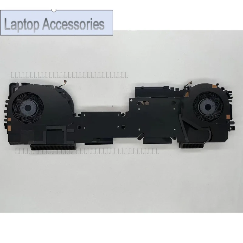 A + novo para HP ZBook Fury 17 G8 CPU GPU Cooler Fan com dissipador de calor