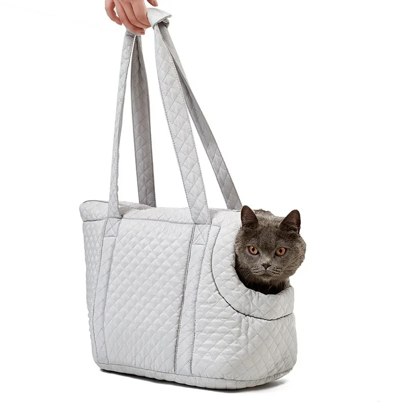 Autumn Winter Dog Bag for Small Dogs Portable Cat Bags Carriers for Travel Breathable Outing Cat Backpack Fashion Shoulder Bag