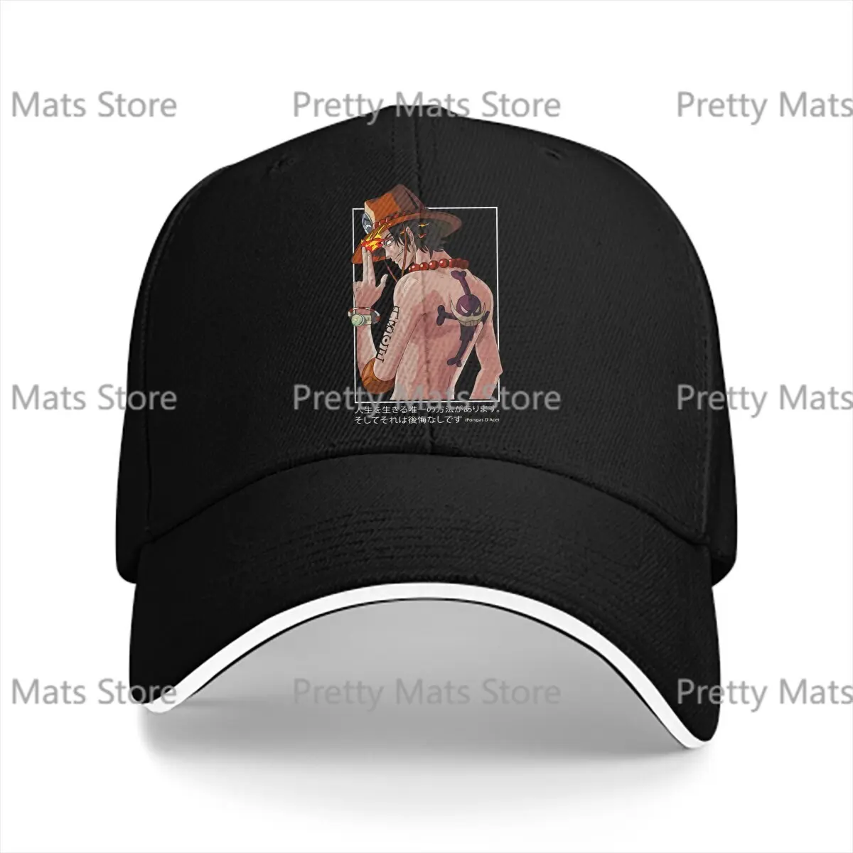 Ace Fire Fist One-Pieces Anime Baseball Cap Men Hats Women Visor Cycling Snapback Caps 