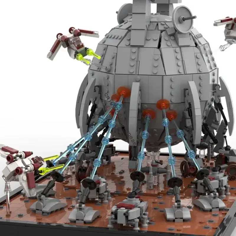 New 2667Pcs Famous Star Battle Movie Moc Core Ship Diorama Model Building Blocks Diy Creative Ideas Bricks Toy Birthday Gift view 2