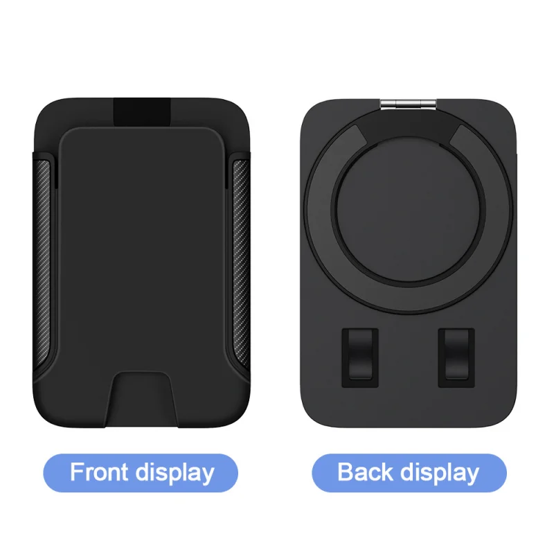 

Магнитный держатель для мобильного телефона Apple 2в1, магнитный держатель для карт-кошелька, подходит, вращающийся, съемный, жесткий держатель для мобильного телефона