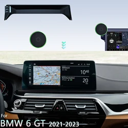 For BMW 6-Series Gran Turismo 6GT G32 2021-2023 Car Phone Holder Screen Fixed Base Car Magnetic Wireless Charging Stand MagSafe