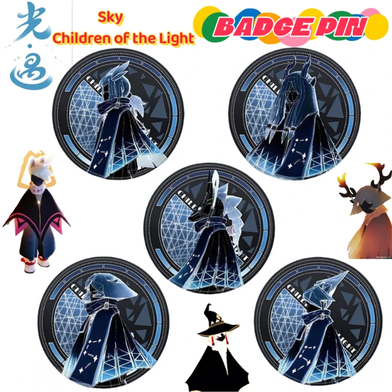 

Sky Children of the Light Ayin Alef Lamed Personality Креативный лазерный значок Сумка для девочек Высококачественная декоративная булавка Подарок Оптовая продажа