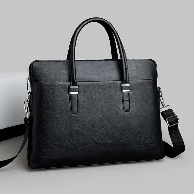 Casual Men's Business Bag Shoulder Handbag Crossbody Briefcase Leather Satchel Handheld Bag for Men in China сумка