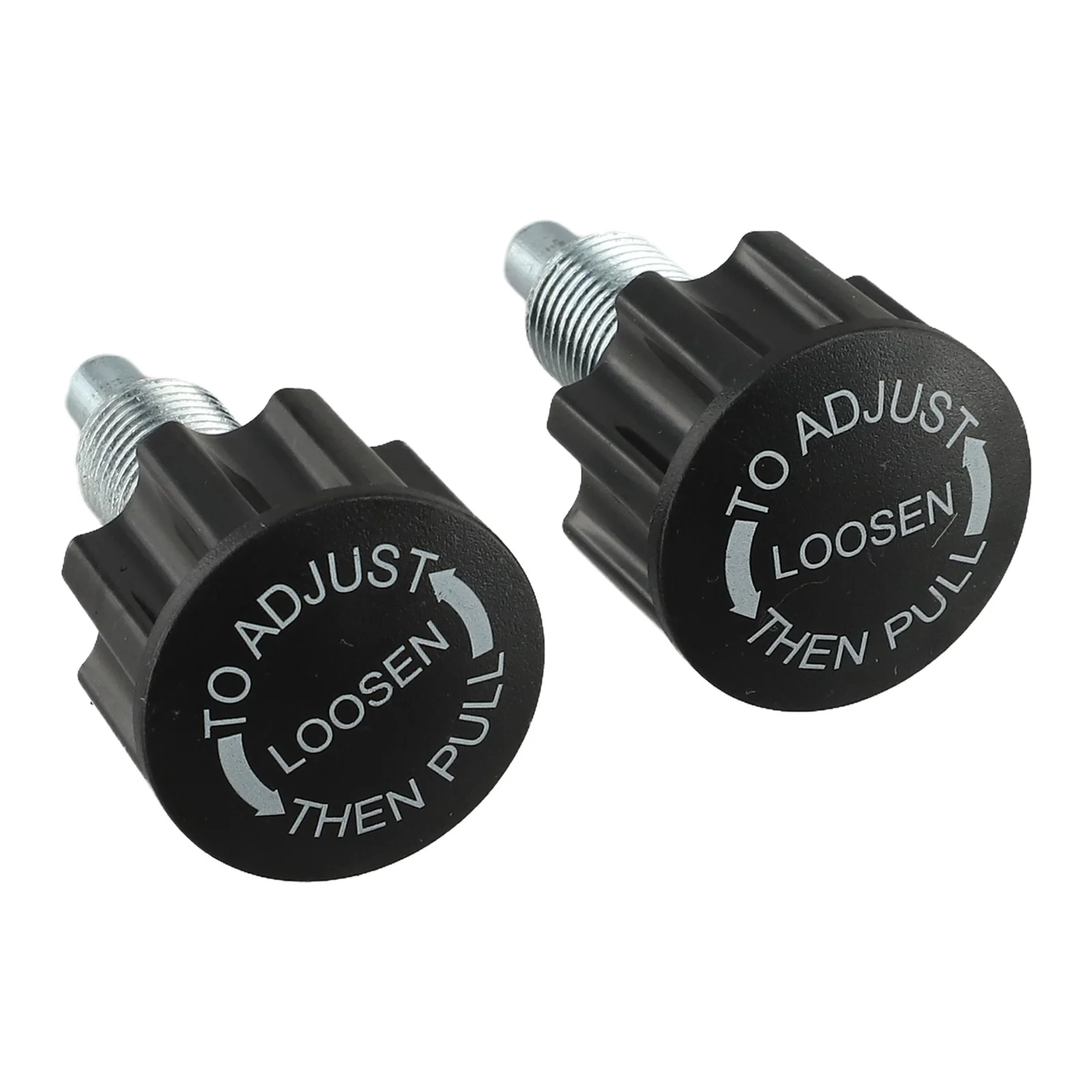 2pcs Pull Pin Spring Knobs for Exercise Bikes with 16mm Thread and 37mm Bolt Size Replacement Gym Machine Parts