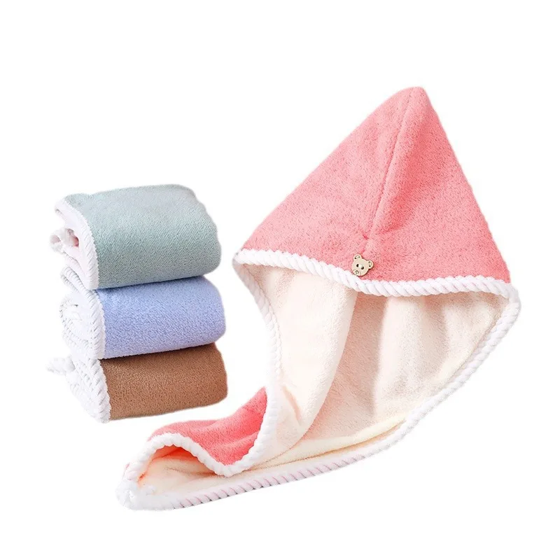 Microfiber Hair Towel Magic Fast Drying Dryer Towel Women Wrap Head Absorption Water Bath Hat