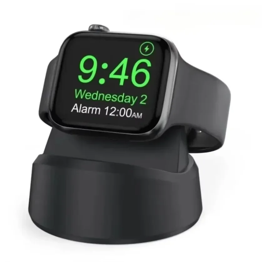 For Apple Watch Wireless Charging Stand Magnetic Dock For iWatch Series 11 10 9 Ultra ABS Type-C Portable Charger Holder