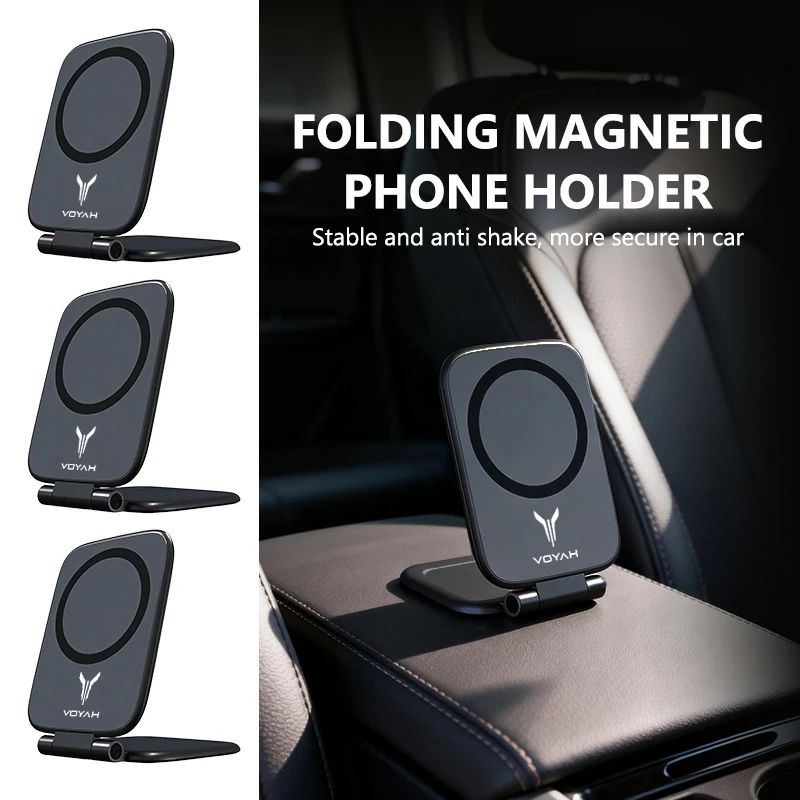 Soporte magnético para teléfono móvil para coche, soporte ajustable y plegable antivibración para navegación en vehículos, para Voyah Free Dreamer Passion