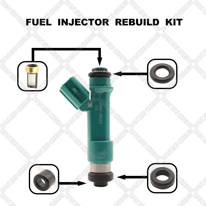 

Fuel Injectors Seals O-Ring Repair Filters for Toyota Tacoma Tundra 4Runder FJ Cruiser 23250-31060 4.0L 23209-39075