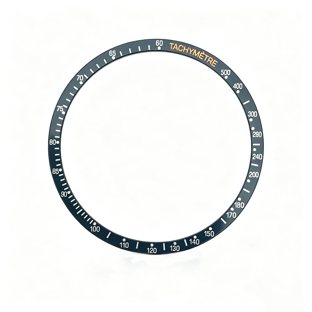 38.5mm Chronograph High Quality 38.5mm*34mm VK63 Aluminum Bezel Insert Watch Ring for SPEEDMASTER Watch Case Watch Accessories