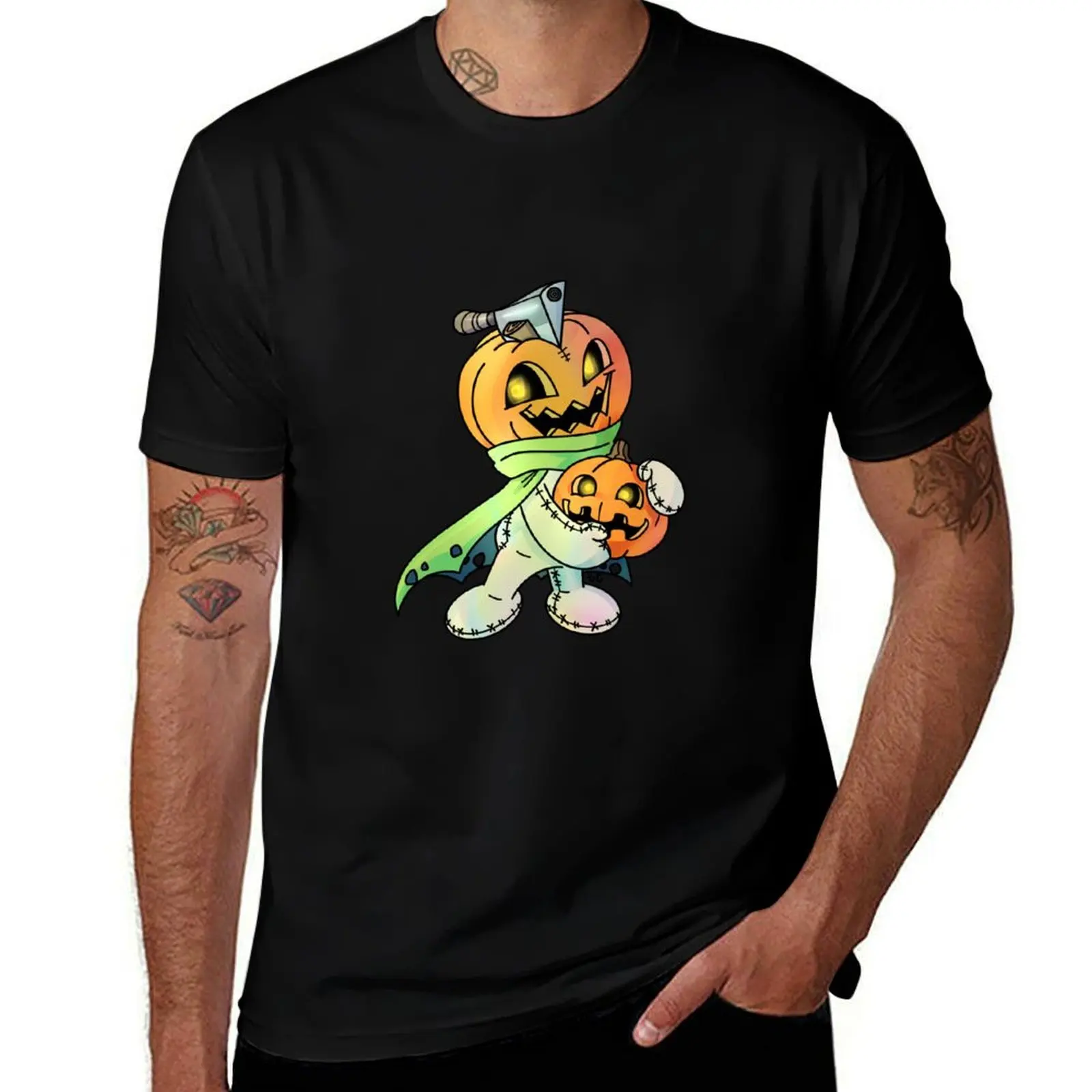 

Pumpkinmon Digimon T-Shirt Christmas Casual Short Sleeve Top
