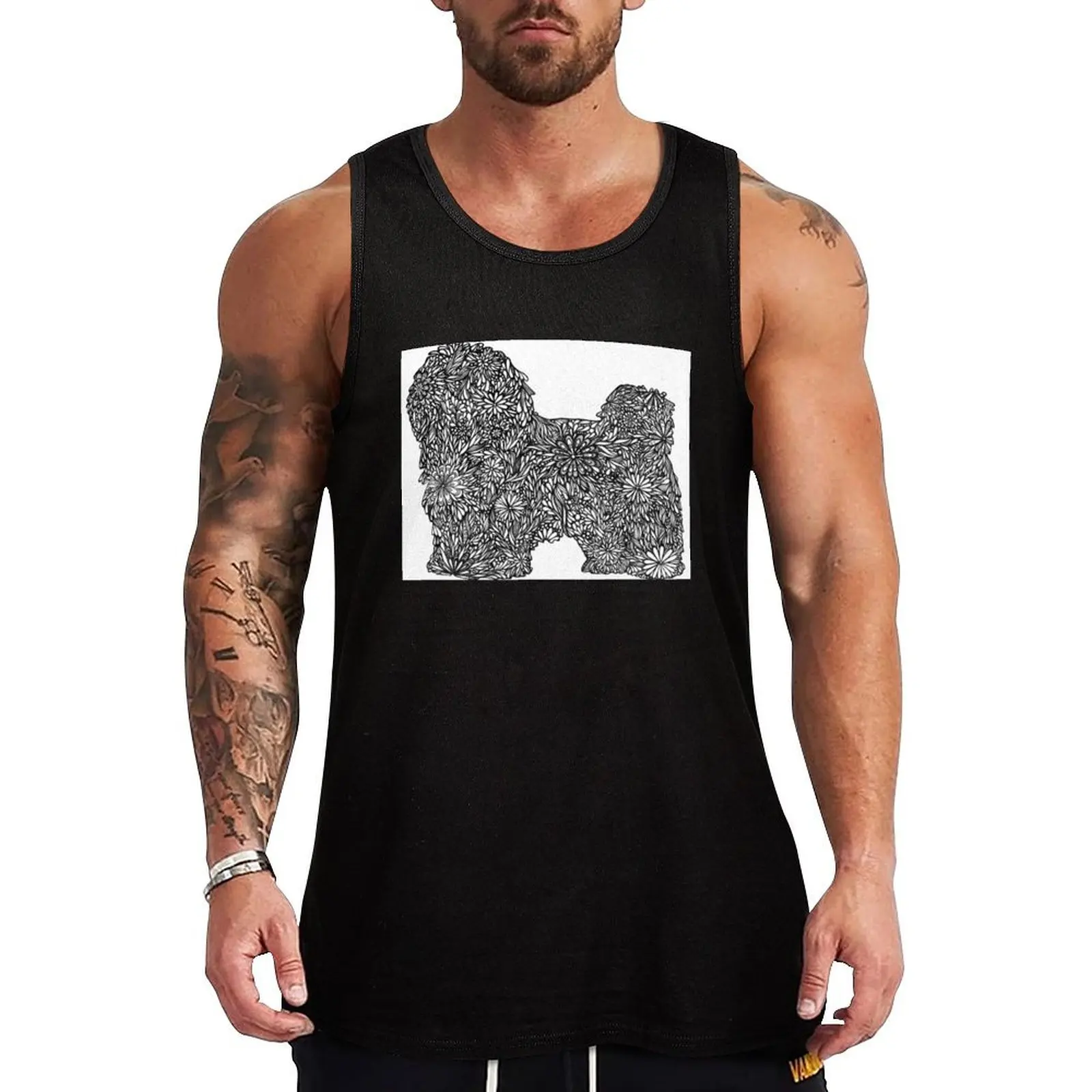 

Havanese- Part of the Doodle Dog Collection Tank Top Gym clothes men clothes Muscle fit bodybuilding