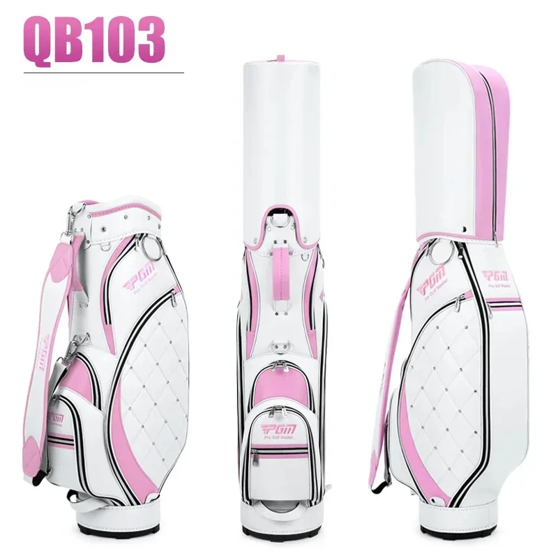 Pgm Frauen Golf tasche hochwertige leichte TPU Golfschläger Tasche 2 Farben in der Wahl wasserdichte Stoff Ball Tasche Golf verschleiß fest qb103 4