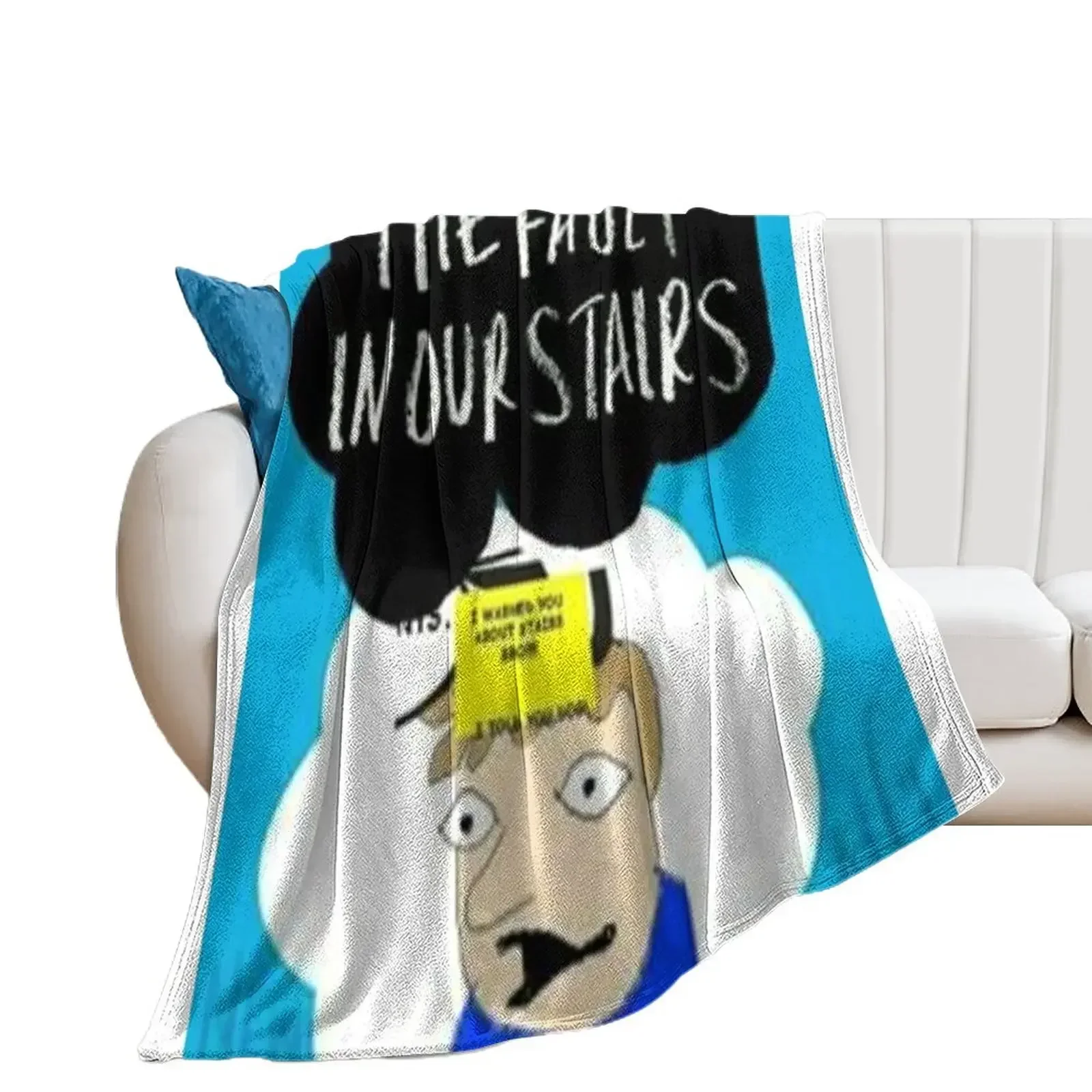 

the fault in our stairs Throw Blanket funny gift blankets ands Loose Blankets