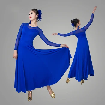 New Lady Ballroom Dancing Dress Modern Dance Competition Costume Women Waltz Tango Foxtrot Quickstep abiti da ballo